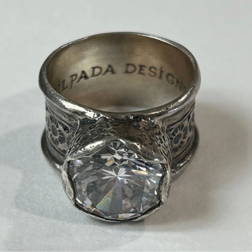 SILPADA designs Queen For A Day, Size 7.5, 925 CZ Sterling Silver Ring - Picture 6 of 8